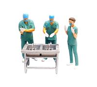 Doctor Miniatures 1/64 Resin Tool Cart Miniature Model Figures Ornament