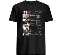 Doctor Movie Who Images Cast All Signature Gift Fan David Colin Peter Gifts Men's T-Shirt Unisex Black Tee L