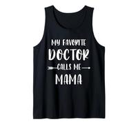 Doctor My Favorite Doctor Calls Me Mama Vintage Xmas Tank Top