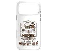 Doctor Nurse Humor Nurse Knows What’s Going On Nurse Case for iPhone 17 Pro Max