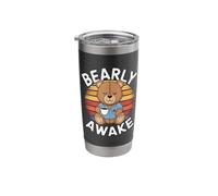 Doctor Nurse Orderly Cute Bear Coffee Work Nights Shift Stainless Steel Insulated Tumbler