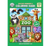 Doctor Oddberry's Coloring Book - Zoo: Colorful and Amazing Animals with Nursery Rhymes