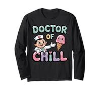 Doctor of Chill Cheerful Ice Cream Long Sleeve T-Shirt