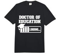 Doctor of Education Loading Funny Graduation Cap Loading Bar Comfort Colors Adult Heavyweight T-Shirt