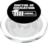 Doctor of Education Loading Funny Graduation Cap Loading Bar PopSockets PopGrip for MagSafe