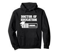 Doctor of Education Loading Funny Graduation Cap Loading Bar Pullover Hoodie