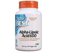 Doctor’s Best Alpha Lipoic Acid 600mg 180 Caps | High-Potency Antioxidant