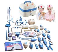 Doctor Simulation Kit - Doctor Training Kit for Children, Surgeon Kit Toy | Suitcase Design Doctor Set, Lighting and Sound for Birthdays