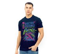 Doctor Strange Men's Dr Strange Master Cotton T-Shirt Navy | Size: Small Doctor Strange Navy S