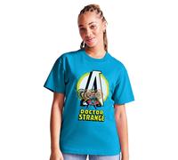 Doctor Strange Women's Spellcasting Relaxed Fit Marvel T-Shirt in Mid Blue | Size: Medium Doctor Strange Mid Blue M