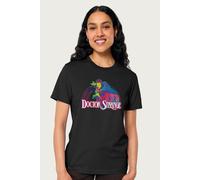 Doctor Strange Women's The Great Sorcerer Avengers Relaxed Fit Marvel T-Shirt in Black | Size: 2XL Doctor Strange Black 2XL