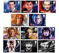 Doctor Who 11 Stamp Set