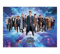 DOCTOR WHO 40th Anniversary Print (40cm x 30cm x 0.2cm) (Multicoloured)