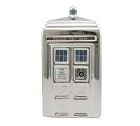 Doctor Who 50th Anniversary Silver Tardis Ceramic Money Bank