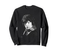 Doctor Who Actor Tom Baker Staring Black & White Sweatshirt