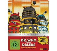 DOCTOR WHO AND THE DALEKS 1965 / STEELBOOK 4K UHD / NEW Region B Blu Ray
