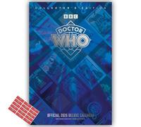 Doctor Who Calendar 2026 A3 Deluxe Wall Calendar with FREE Organising Stickers Included