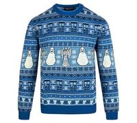 DOCTOR WHO Christmas Sweater Medium- BBC Dr Who Gifts Blue
