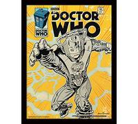 Doctor Who (Cyberman Comic) Framed 30 x 40cm Print