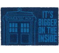 Doctor Who Doormat - TARDIS - Official Coir 60 x 40cm Gift Door Mat