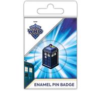 Doctor Who Enamel Pin Badge (Tardis Design) 1.5cm x 3cm - Official Merchandise