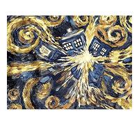 Doctor Who "Exploding Tardis" Canvas Print, Cotton, Multi-Colour, 3.20 x 60.00 x 80.00 cm