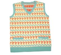 DOCTOR WHO Extra Extra Large Seventh Doctor (Sylvester McCoy) Jumper - Official BBC 7th Doctor Jumper Tank Top by LOVARZI Multicoloured