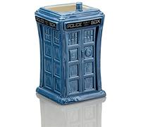 DOCTOR WHO Geeki Tikis TARDIS Ceramic Mug Holds 42 Ounces, Blue