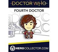 Doctor Who Hero Collector Chibi Style Pin Badge - Fourth Doctor (Facing Front)