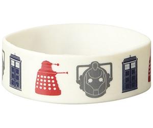 Doctor Who Icons Rubber Wristband