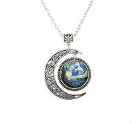 Doctor Who Necklace Jewelry Van Gogh Oil Painting Pendants Artist's Gift