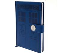 Doctor Who Notebook (Dr Who Tardis Design) A5 Writing Book, Dr Who Journal - Official Merchandise
