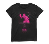 Doctor Who Official Fifth Doctor Women's T-Shirt In Black Black