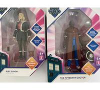 Doctor Who Ruby Sunday and 15th Doctor Action Figure Set | 2-Figure Pack, Doctor Who Characters, Collector's Set