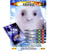 Doctor Who Single Card : Devastator 002 (827) Newborn Adipose Dr Who Battles in Time Common Card