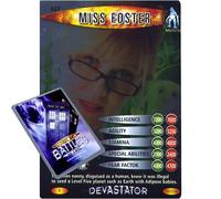 Doctor Who Single Card : Devastator 102 (927) Miss Foster Dr Who Battles in Time Rare Card