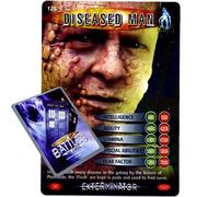 Doctor Who - Single Card : Exterminator 125 Diseased Man Dr Who Battles in Time Super Rare Card
