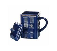 Doctor Who Tardis Mug Coffee Tea Cup Police Box Ceramic Mug With Lid Cover Birthday Gift [pb]