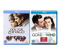 Doctor Zhivago [Blu-ray] [1965] [Region Free] & Gone with the Wind [75th Anniversary Edition] [Blu-ray] [1939] [Region Free]