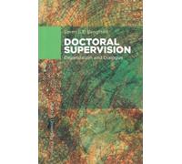 Doctoral Supervision : Organization and Dialogue