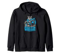 Doctorate DISSERTATION WARRIORS Doctor Funny Doctorate Zip Hoodie