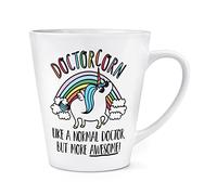 Doctorcorn Unicorn Like A Normal Doctor But More Awesome 12oz Latte Mug Cup