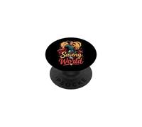 Doctors and Nurses Saving The World Design PopSockets Adhesive PopGrip