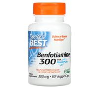 Doctor's Best Benfotiamine 300mg 60 Veg Caps | BenfoPure Nerve & Glucose Support