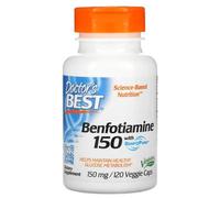 Doctor's Best Benfotiamine With BenfoPure 150mg Vegicaps 120 Vegicaps