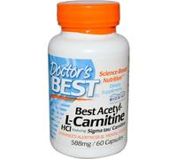Doctor's Best, Acetyl-L-Carnitine with Biosint Carnitines, 60 Caps