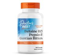 Doctors Best Betaine HCl Pepsin & Gentian Bitters - 360 Capsules
