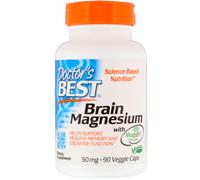 Doctor's Best, Brain Magnesium with Magtein, 50 mg, 90 Veggie Caps
