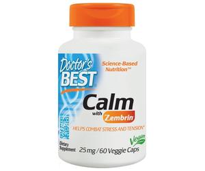 Doctor's Best Calm with Zembrin, 25mg - 60vcaps