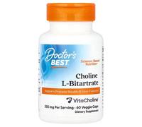 Doctor's Best Choline L-Bitartrate, 550mg - 60 vcaps